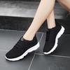 Fashion Women Casual Shoes Fashion Breathable Walking Mesh FlatShoesSneakers White Female Footwear
