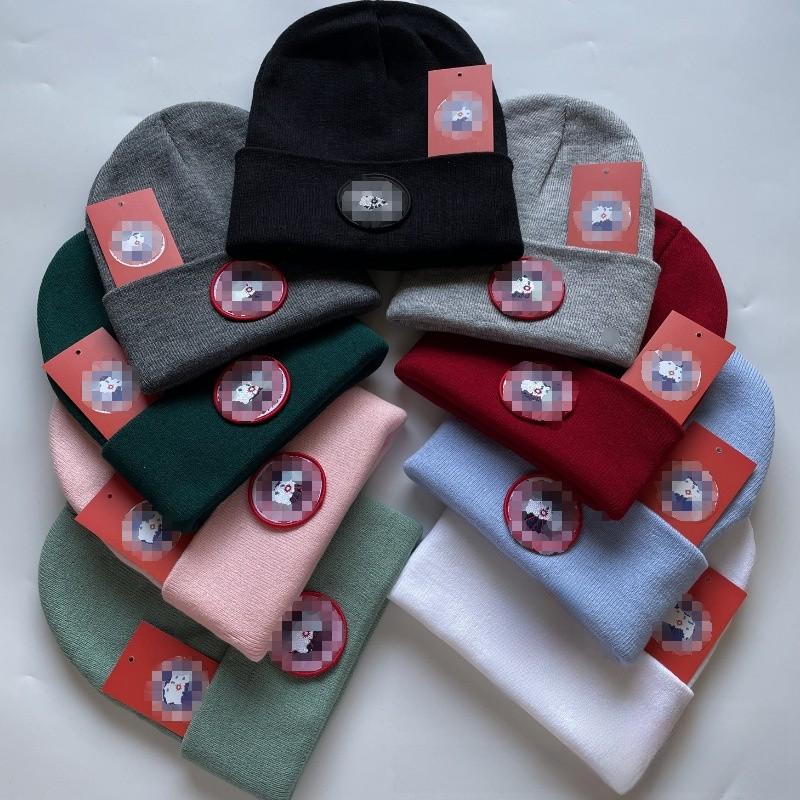 Knitted Hat Men Women Warm Winteracrylic Fiber Beanie With Embroidered Letters For Casual Outdoor