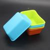10Pcs Rectangle Silicone Small Loaf Pan Muffin Baking Cups Cupcake Mold Non Stick Easy Clean
