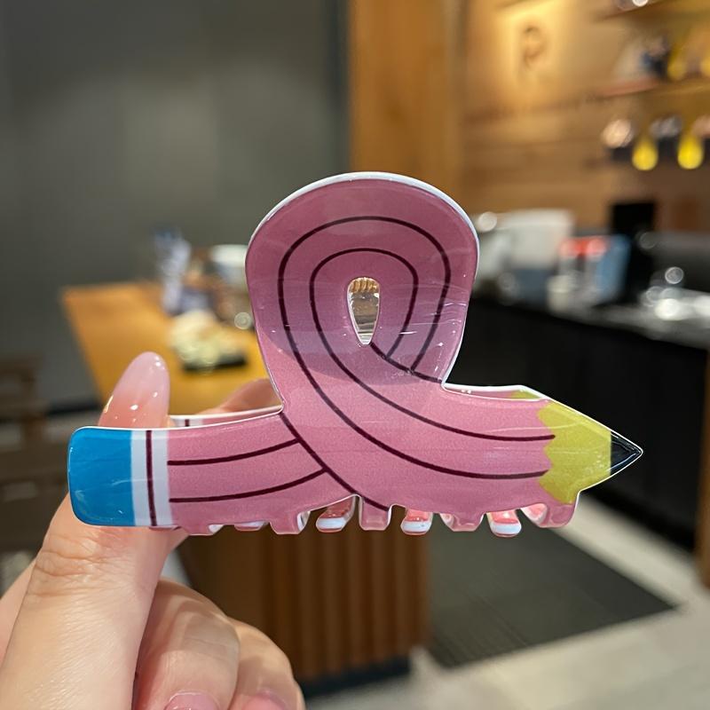 

5 шт./набор Студенческая вечеринка Милый карандаш Стайлинг-грип Девичье сердце Мини-зажим для волос сзади Классные забавные головные уборы Аксессуары Заколки для волос фиолетовый