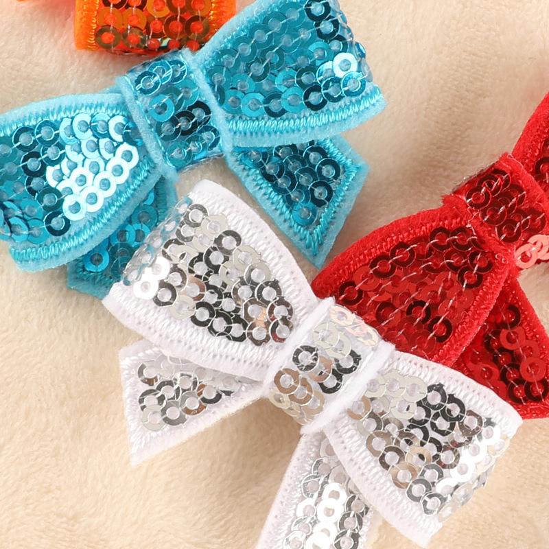 Etichete brodate pentru îmbrăcăminte, accesorii de păr, paiete, funde, agrafe de păr, accesorii DIY pentru bijuterii, autocolante din pânză brodată