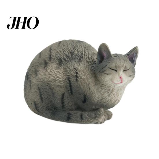 Car Decoration Simulation Cat Figurine PVC Solid Kitten Model Realistic Miniature Animal Figure Cute Desktop Ornament Home Cat-themed Cake Toppers