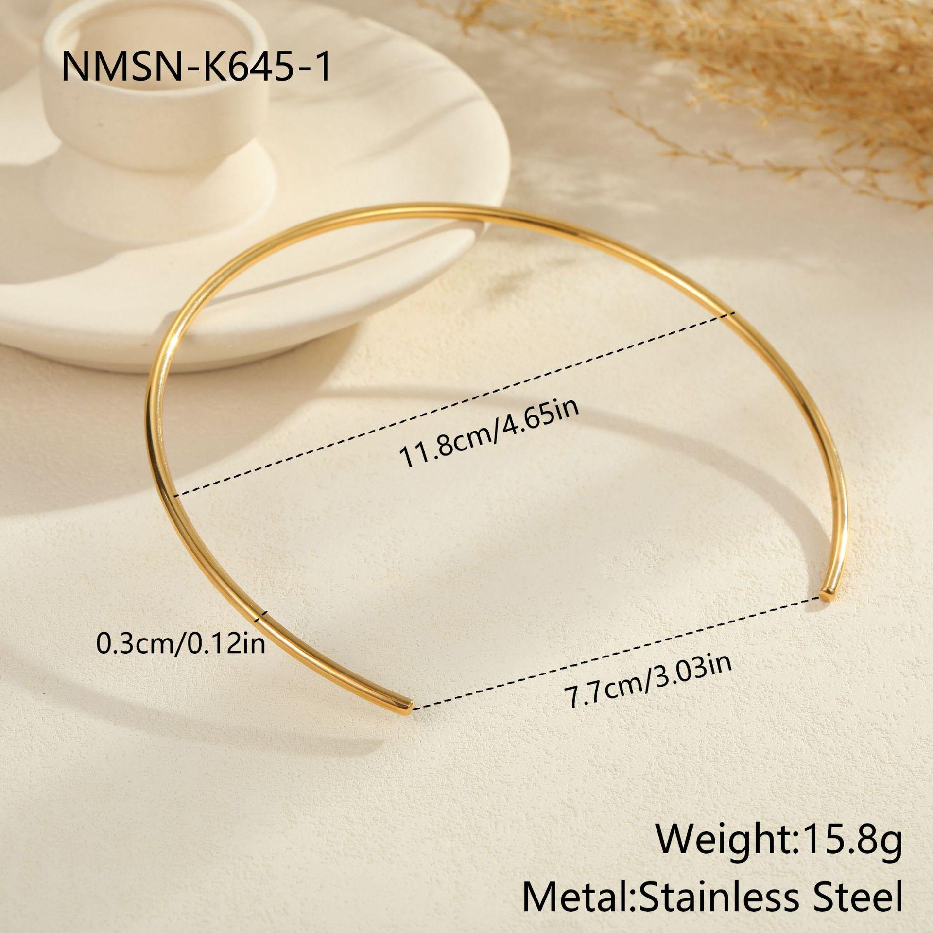 GEMCHIC Women s Irregular Pendant Black Rope Titanium Steel Necklace Minimalist Choker Fashion Ins Style