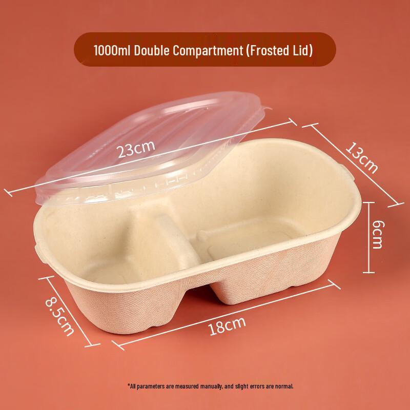 Biodegradable Sugarcane Pulp Food Containers