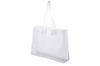 Akikumaya Vinyl Bag, A4 Size, Transparent Clear Bag, Vinyl Tote Bag (5, Clear)
