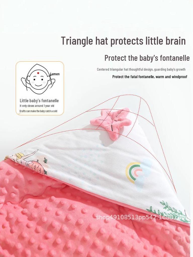 Spring & Autumn Newborn Baby Swaddle Blanket - Baby Bean Quilt Collection