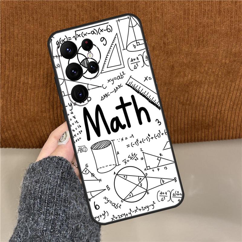Physics Math Formula Equation Case For Samsung Galaxy S22 S23 Ultra Note 20 S8 S9 S10 Note 10 Plus S21 FE S20 FE Coque