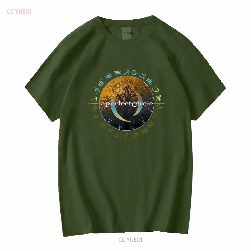 A PERFECT CIRCLE Unisexs Depths Soft Fit T SHIRT All Size vintage Washed Breathable homme streetwear Casual Top For Everyday Wear