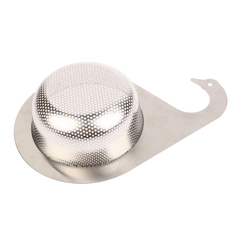 1Pc Stainless Steel Swan Drain Basket Kitchen Sink Strainer Sink Drain Filter Hanging Filter Basket For Sink Kitchen Supplies