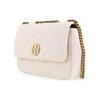 Tory Burch TB-Willa Quilted Chain Leather Square Messenger Bag Women Handbags Brie-Cheese-White 148243-724