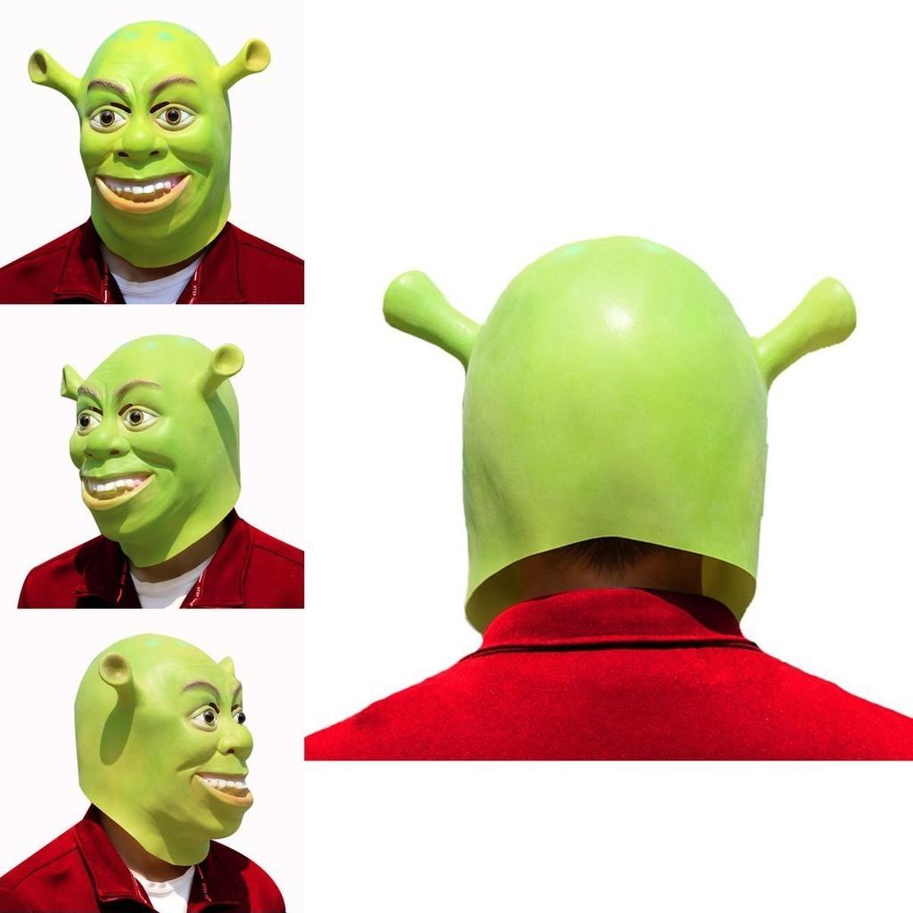 Mask Shrek Costume Mask Cosplay Costume Accessories Halloween Daily Necessities