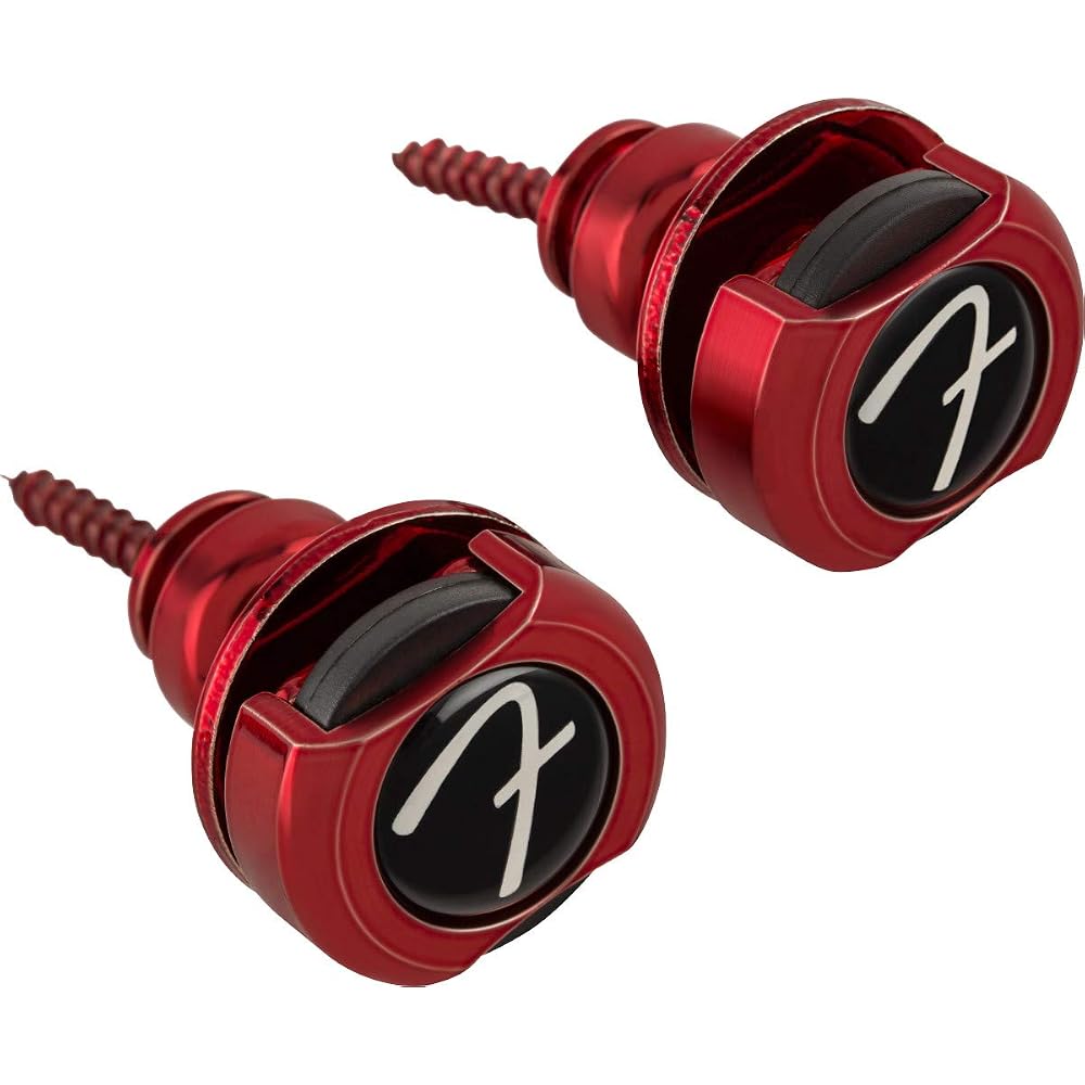 Fender Strap Pins Fender® ‘F’ Locks, Red
