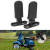 2 Pieces Bike Rear Pedals Nonslip Aluminum Alloy Folding Easy Installation Universal Electric Bike Foot Pegs Accessories