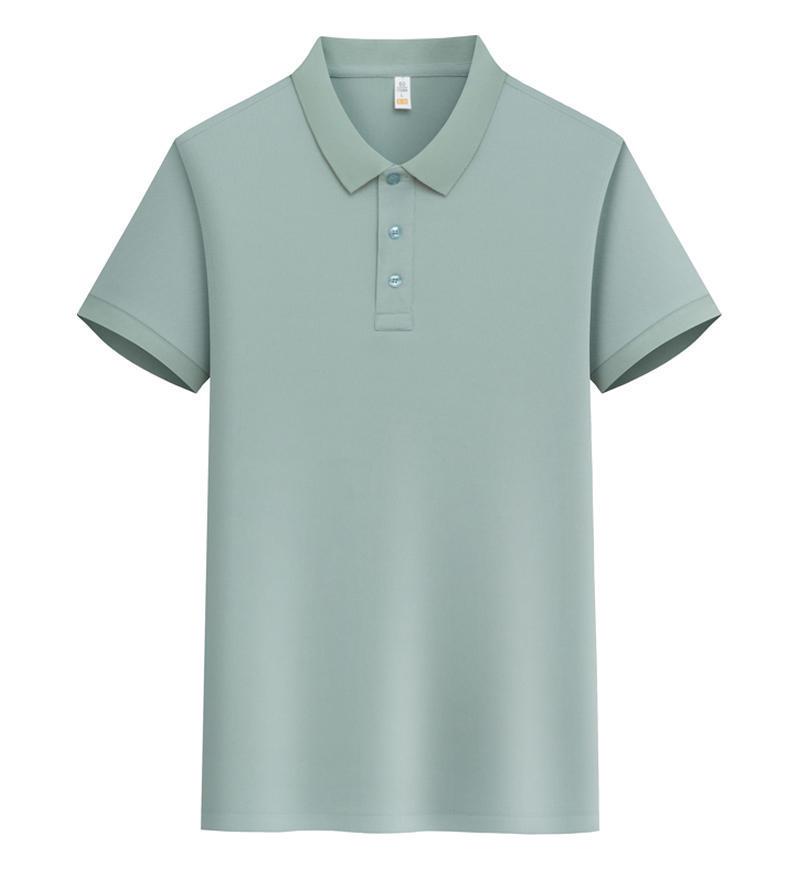 Herren Kurzarm Bambuskohle Poloshirt mit Ice Silk Technologie.