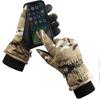Ski Gloves Men'S Camouflage Winter Warm Thickened Velvet
