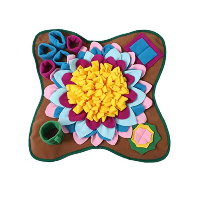 Good Pet Snuffle Mat for Dogs,Interactive Feed Puzzle for Boredom,Encourages Natural Foraging Skills