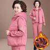 Autumn Winter Women's Casual Sweat Suit Fashion Plush Thickened Hooded Tops Waistcoat Pants Three Piece Set for Women