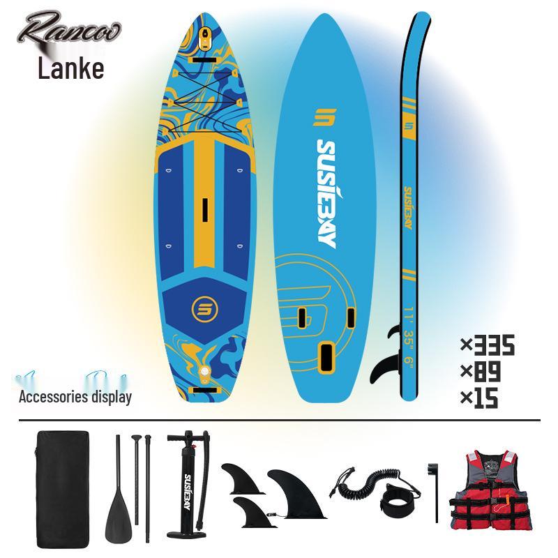 Lanko Inflatable Paddle Board - Universal PVC SUP for Surfing & Paddling