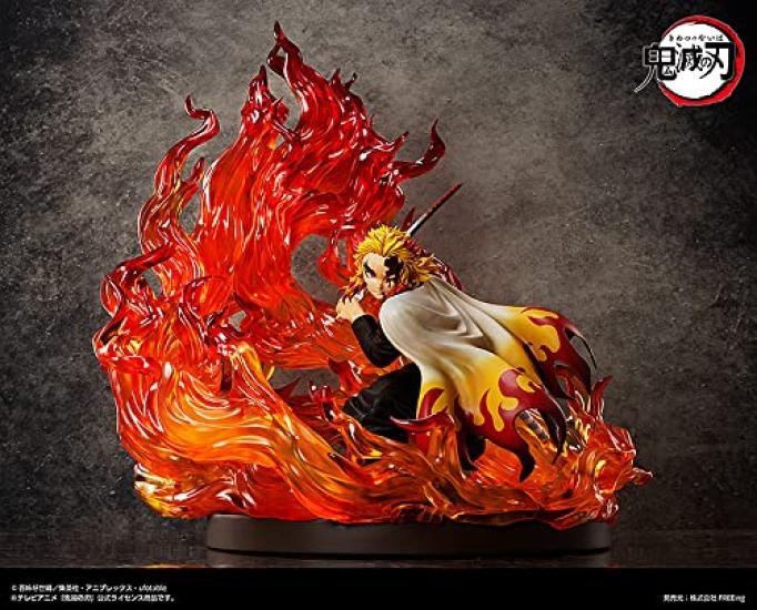 Demon Kimetsu no Yaiba Rengoku Anjuro Kompletní edice Měřítko Plastové Malované Kompletní Figurka Slayer 1/4