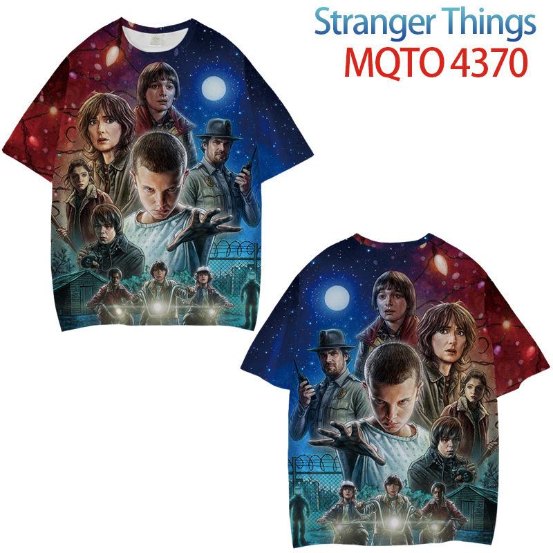 

Stranger Things Peripheral Clothes Digital Printing Short Sleeve Loose T-Shirt S