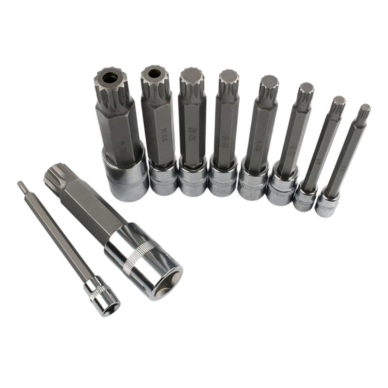 Professional Drive Impacts Socket Set 12 Point Batches Head Socket For Car Motorcycles And Industrial Equipment