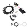 Outdoor Misting System Efficient with 29.5ft Pump Filter Nozzles Power Supply Garden Mist Hose Kit f