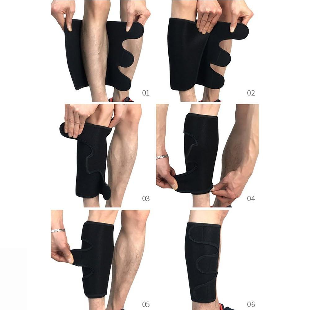 1PC Adjustable Shin Guard Compression Cycling Football Basketball Calf Support Brace Pain Relief Training Shin Support Brace