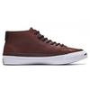 Converse Jack Purcell Slip-On Synthetic Leather Non-Slip Durable Mid-Top Skate Shoes Men Sneakers Dark-Brown 158346C
