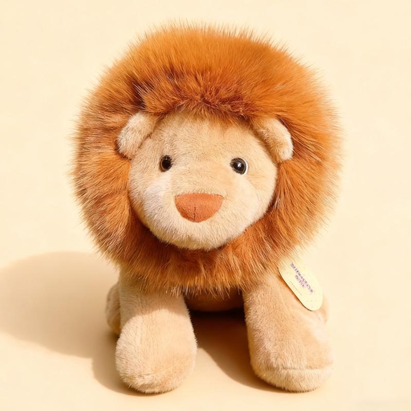 Kawaii 30cm Löwen Plüschtiere Super Weiche Hautfreundliche Schlafbegleiter Flauschige Realistische Tierpuppen Geschenke Für Freunde Und Kinder