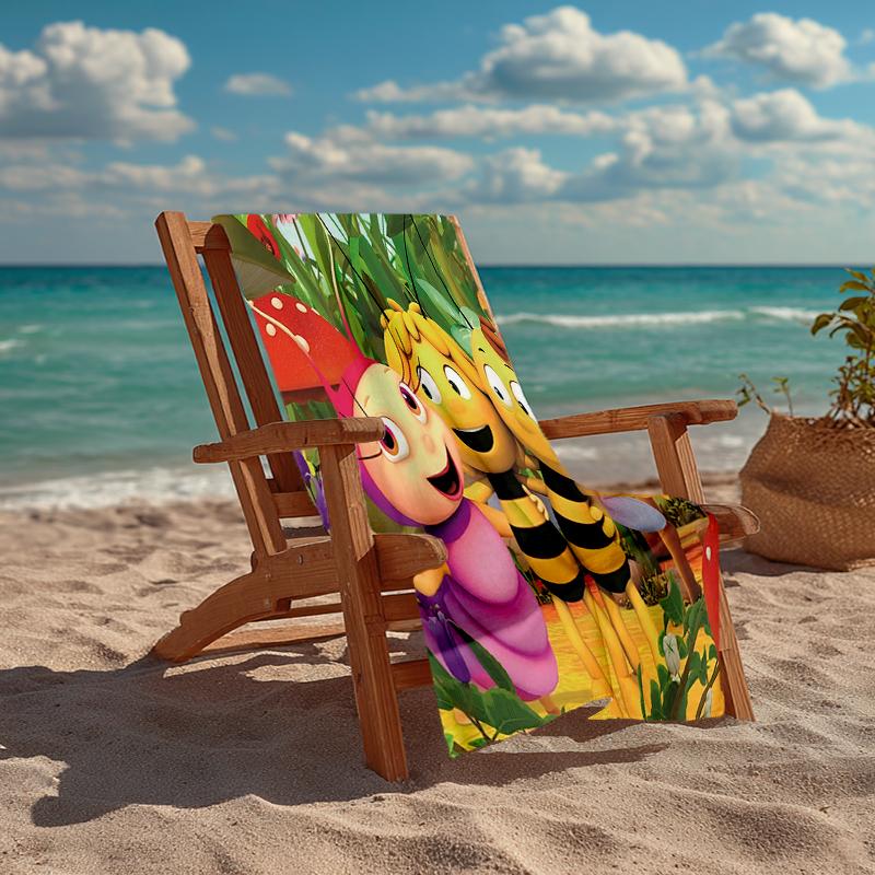 Ultra-Soft Beach Towel with jonalu Theme,Ideal for Pool - Camping, Diving - Perfect Travel Essential, Vibrant Beach Towel.