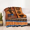 African Style Blanket Durable Comfort Perfect for Couch Chair Seaside Four Seasons Multipurpose Digital Print Gift for Travel Home Birthdays