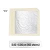 Pure 999 Silver Handicrafts: Single & Double Layer Silver Foil Paper Decor, Multiple Specifications Available