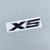 3D ABS Black Chrome Car Letters Rear Trunk Emblem Badge X1 X2 X3 X4 X5 X6 X7 Logo For BMW E70 E53 F15 G05 Decals Sticker Styling