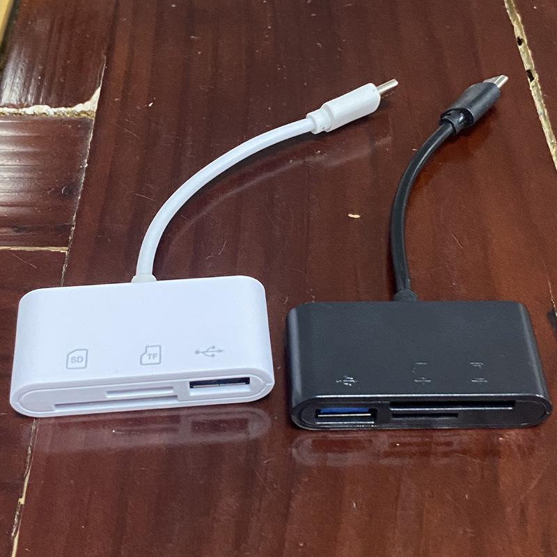 Android OTG Adapter Cable: 2-in-1 TF/SD Card Reader