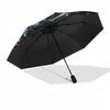 1pc Gothic Rose with Blood Droplets Umbrella with Plastic Handle,Suitable for All Seasons UmbrellaPT557