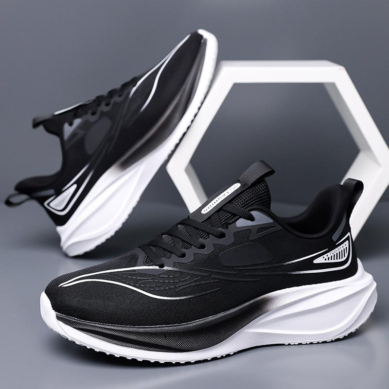 Men's Shoes 2025 New Summer Mesh Breathable Casual Sports Shoes Non-slip Soft-soled Running Shoes Men's Tide