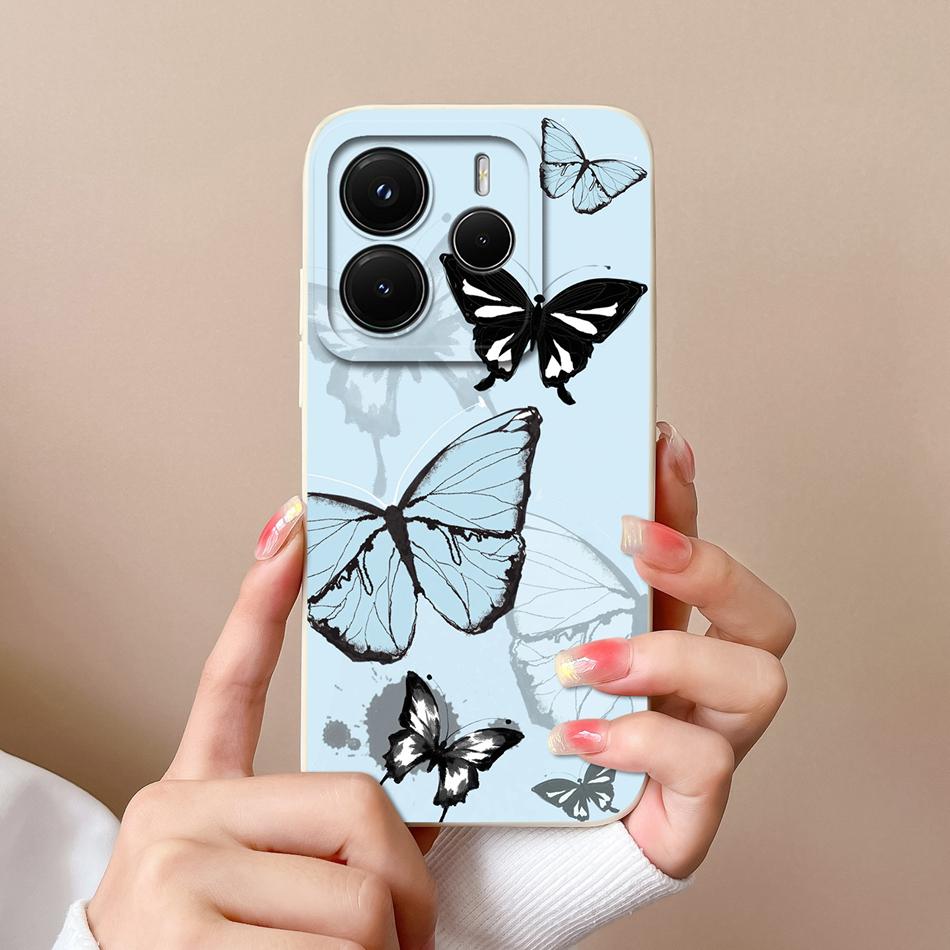 For Redmi Note 14 Pro Plus Case Cartoon High Quality Phone Cover For Xiaomi Redmi Note14 Pro+ Soft Liquid Silicone Back Covers