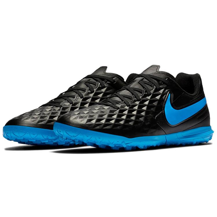 Nike Scarpe da Calcio Turf Legend 8 Club Tf Nero/Blu AT6109-004