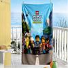 Lego Bricks Beach Towel Super Soft Absorbent Comfortable Lightweight