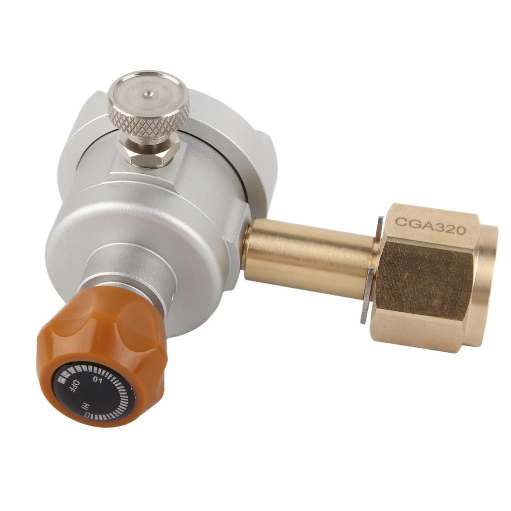 Plnicí adaptér CO2 pro DUO pro Terra pro výrobník sody Art CGA320 CO2 válec Stříbrný samec adaptér