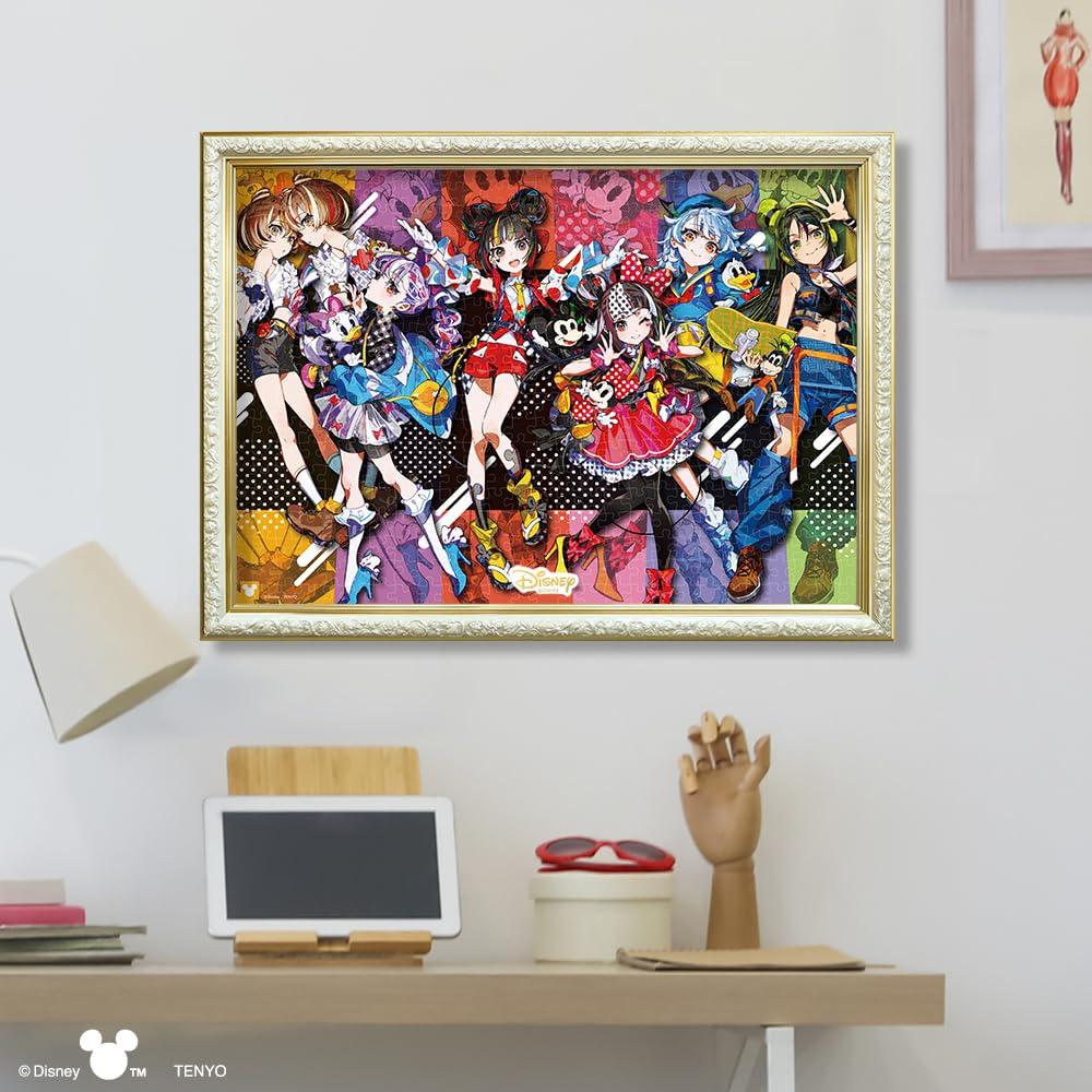 Tenyo In Jigsaw Disney TOKYO GIRLS SERIES BY MIKA Includes and Service (Made Japan) 500-piece Puzzle, (ARTIST PIKAZO) (35x49cm) D-500-706, Glue,