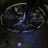 Motorcycle Rim Tape Reflective Wheel Stickers Decals 1cm*800cm Vinyl Car Warning Stickers Motorbike Styling Decor Accessories