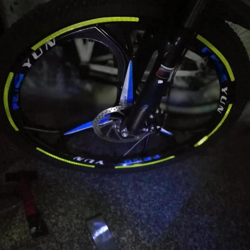 Motorcycle Rim Tape Reflective Wheel Stickers Decals 1cm*800cm Vinyl Car Warning Stickers Motorbike Styling Decor Accessories