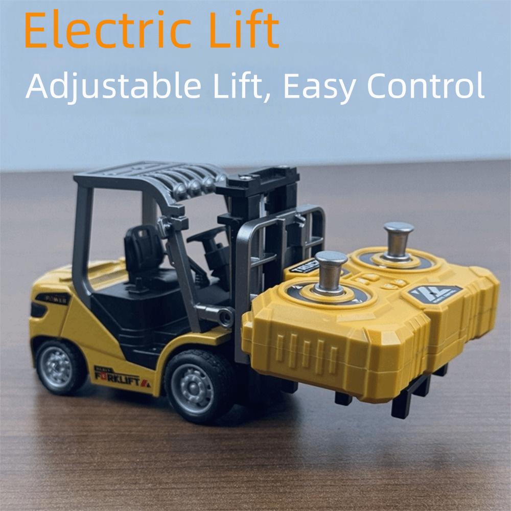 Full Proportion Zinc Zinc Alloy Forklift Variable Speed Rc Forklift Forklift With Pallet  Desktop Toy