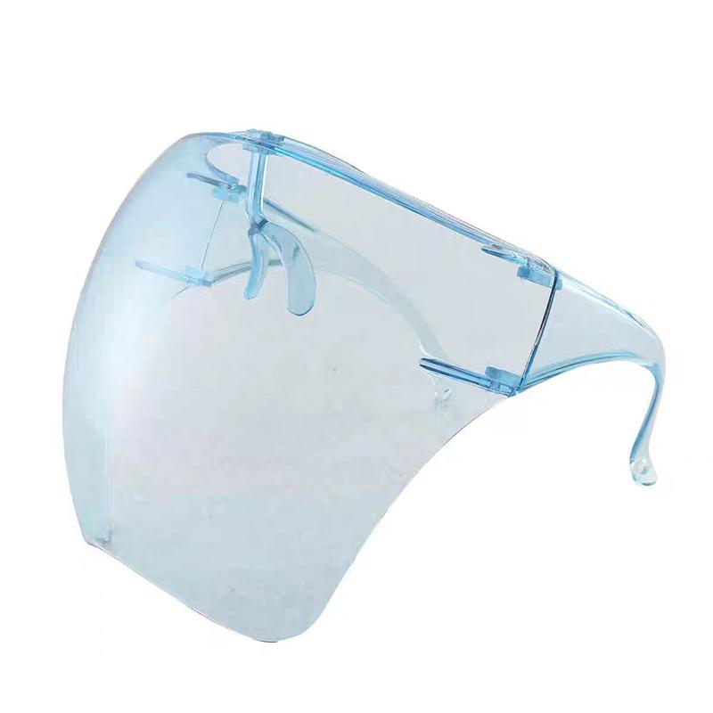 Full Face Mask Anti-Fog Anti-Splash Safety Goggle Cycling Sunglasses Transparent Protective Faceshield Face Cover Sun Glasses