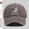 Pc Th Anniversary  AmericanThemed Baseball Cap  Unisex Adjustable Snapback Hat Suitable for Men  Women Lightweight B