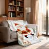 Merry Christmas Santa Claus Blanket Soft Throw Blanket for Home Bedroom Bed Sofa Picnic Travel Office Rest Cover Blanket Gift
