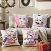 Anime Miss Kobayashis Dragon Maid-A Pillow Case Comfort Sofa Bed Silky Elegant Invisible Zipper Decorative Cushion Cover