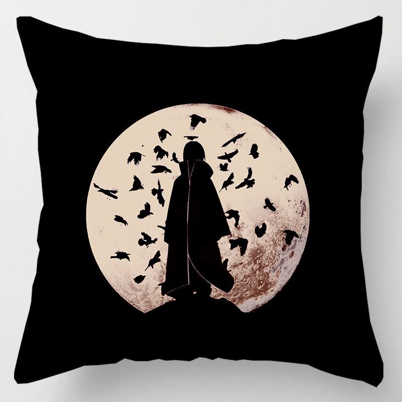 Luxurious Anime Naruto Cushion Cover With Cartoon Logo For Stylish Home Decor