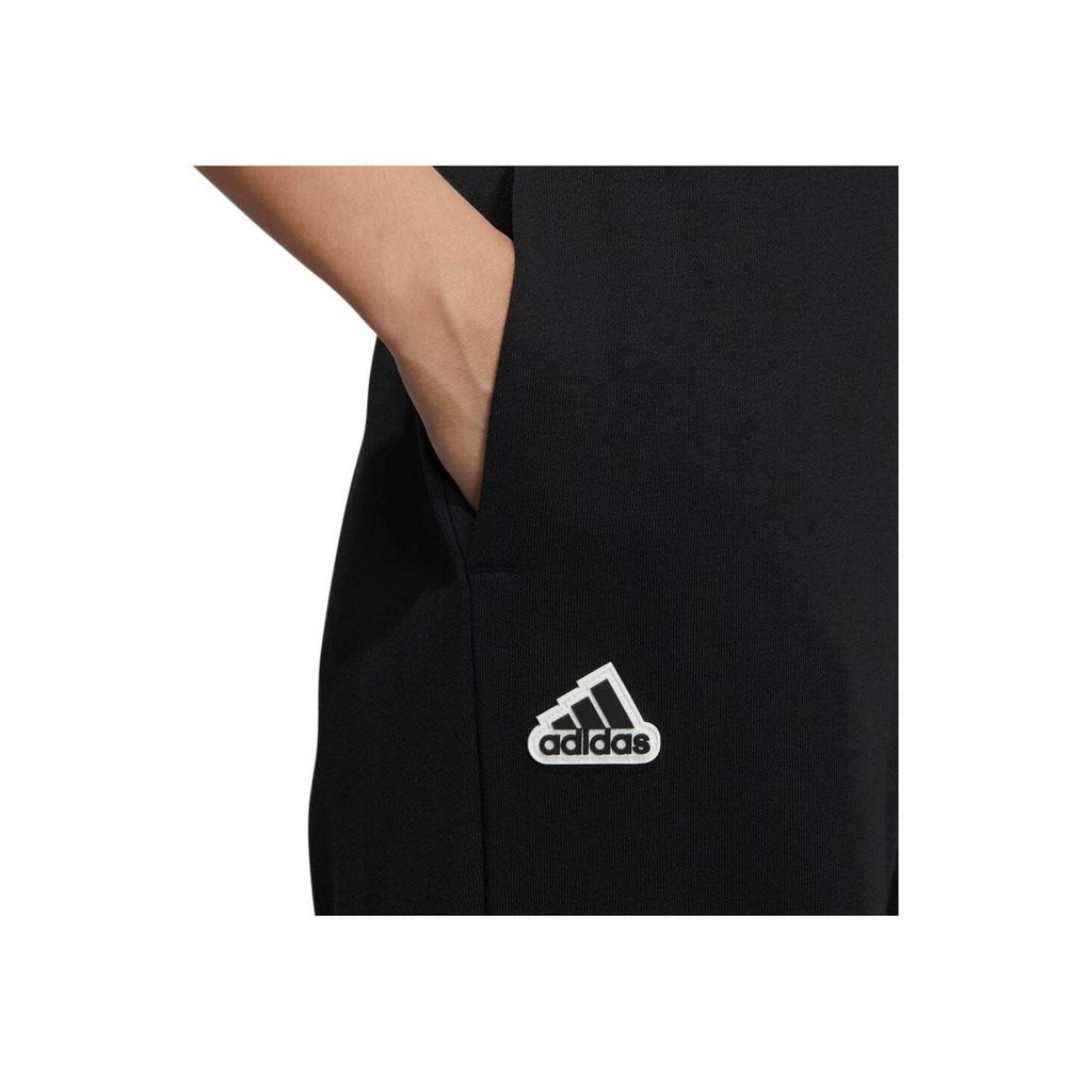 Adidas Casual Drawstring Joggers With Logo Women Bottoms Black IA5231